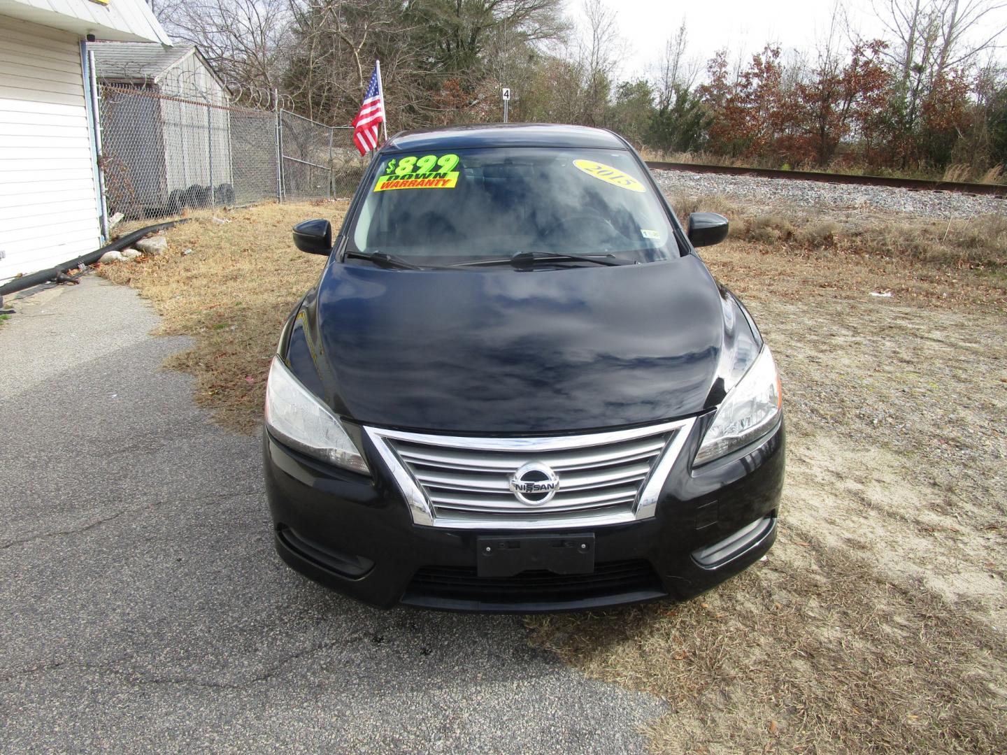 2015 Black Nissan Sentra (3N1AB7AP0FY) , located at 2553 Airline Blvd, Portsmouth, VA, 23701, (757) 488-8331, 36.813889, -76.357597 - **VEHICLE TERMS*** Down Payment: $899 Weekly Payment: $100 APR: 23.9% Repayment Terms: 42 Months ***CALL ELIZABETH SMITH - DIRECTOR OF MARKETING @ 757-488-8331 TO SCHEDULE YOUR APPOINTMENT TODAY AND GET PRE-APPROVED RIGHT OVER THE PHONE*** - Photo#2